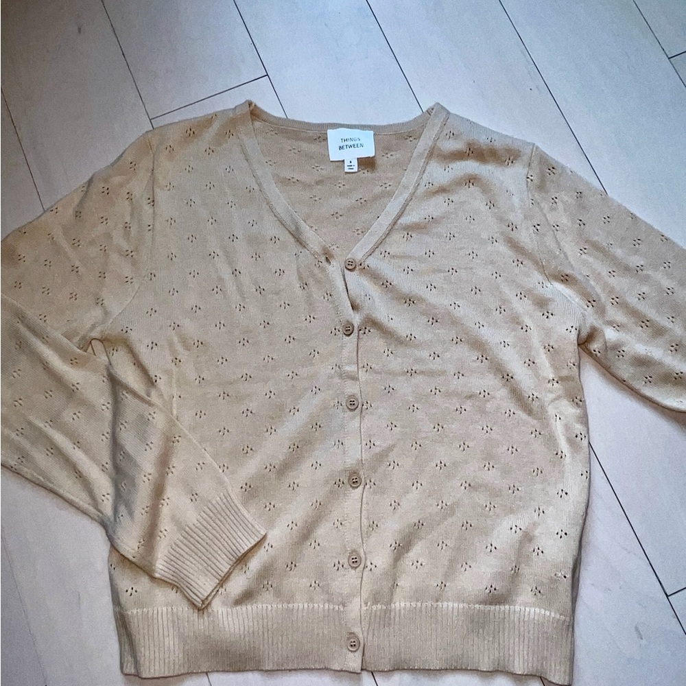 Women's Beige Sweater/BNWOT